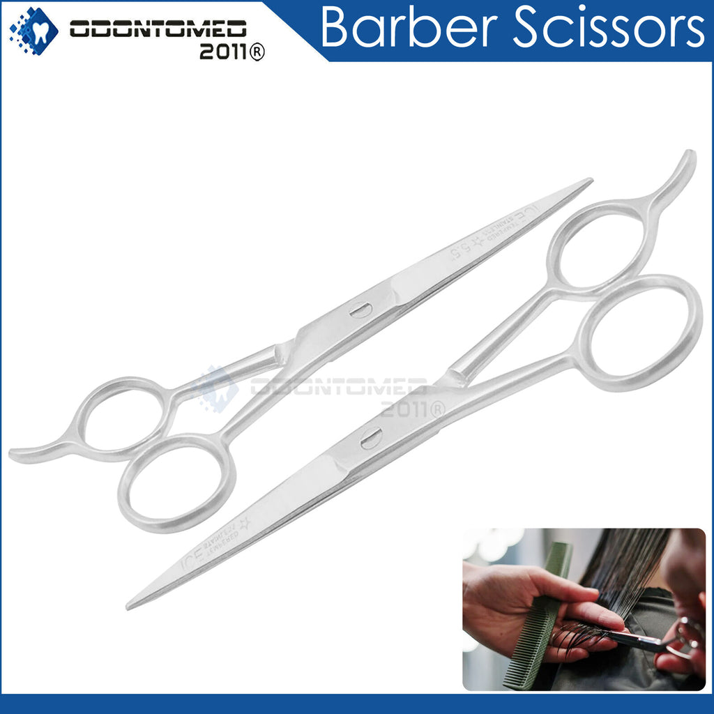 Professional Hair Cutting Scissors Set - German Steel Barber Shears 4.5" & 5.5"