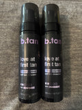 Self Tanner Mousse Dark Violet Base - Natural Sunless Tanning - 6.7oz Each x2