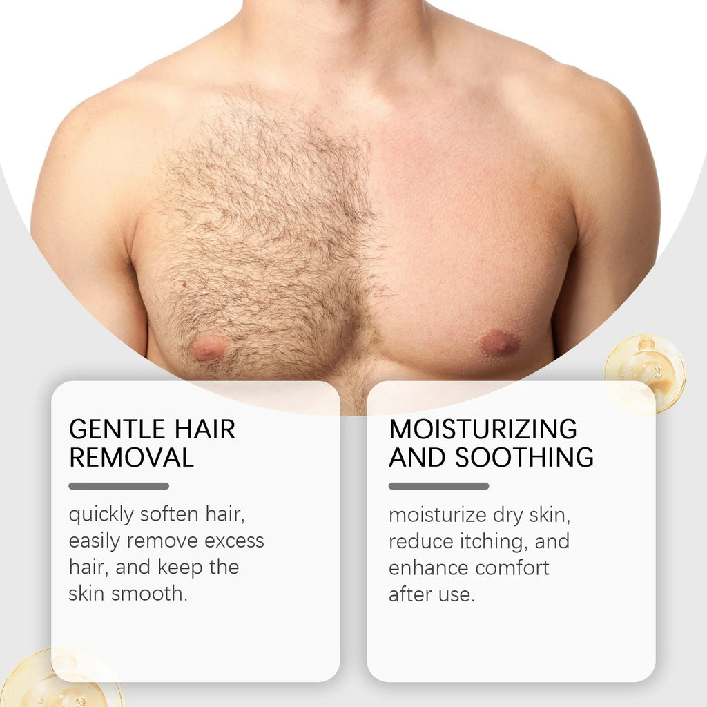Men's Intimate Hair Removal Cream 100g for Sensitive Skin