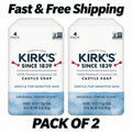 Castile Soap 8 Pack - Gentle Coconut-Based Bar Soap for Sensitive Skin