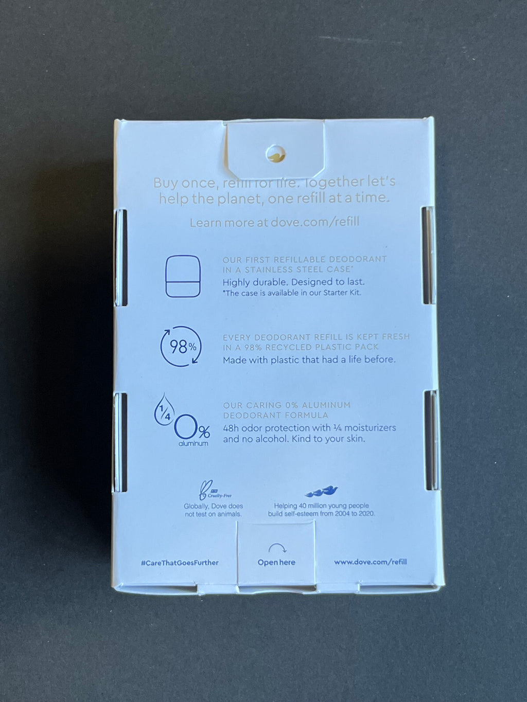 4-Pack Dove Deodorant Refills with Coconut, Pink Jasmine, Cucumber & Green Tea