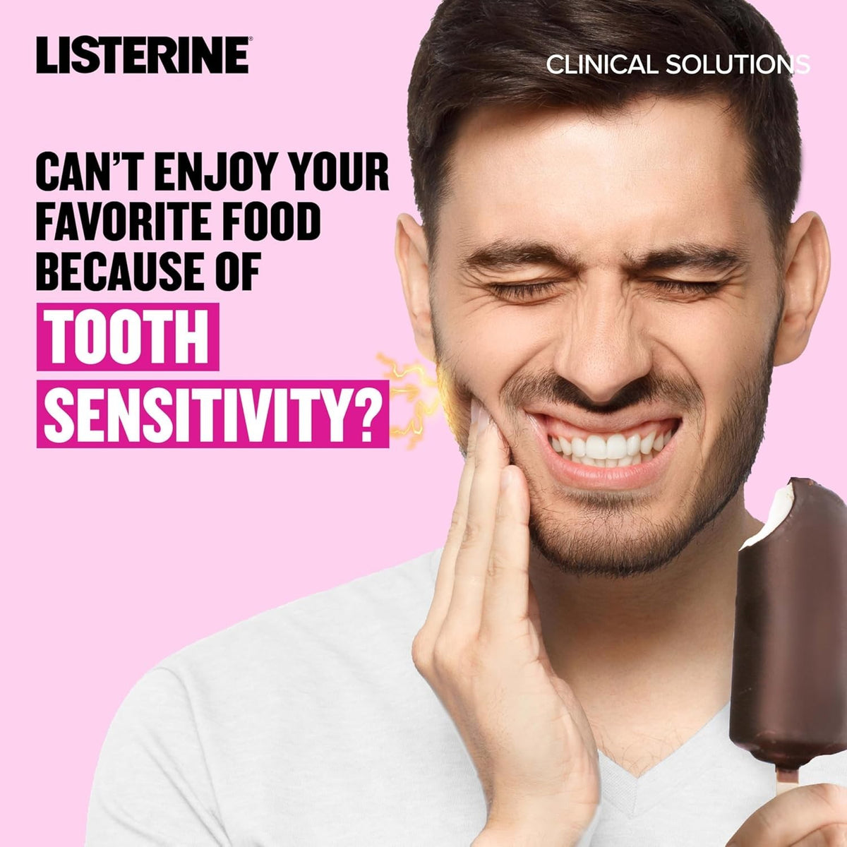 Listerine Sensitivity Mouthwash Alcohol-Free Fresh Mint, 500 mL - 2 Pack