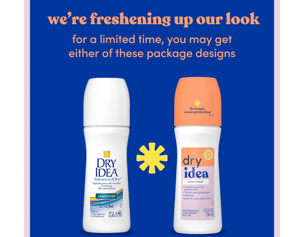 Unscented Roll-On Deodorant for Sensitive Skin - 3.25 fl oz Pack of 2