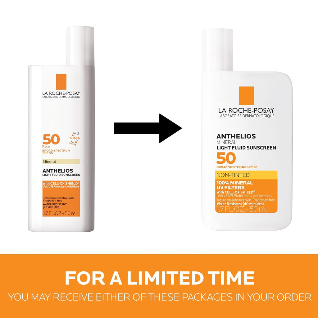 Mineral Sunscreen for Face - Light Fluid SPF in 5 Shades
