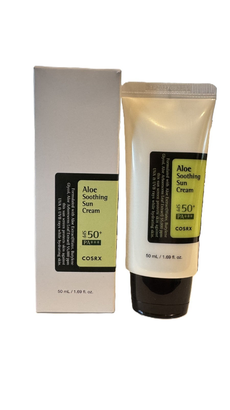 SPF50 Aloe Sun Cream | Hydrating, Non-Greasy Sunscreen for All Skin Types