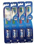Deep Clean Medium Toothbrush Pack - 4 Assorted Colors