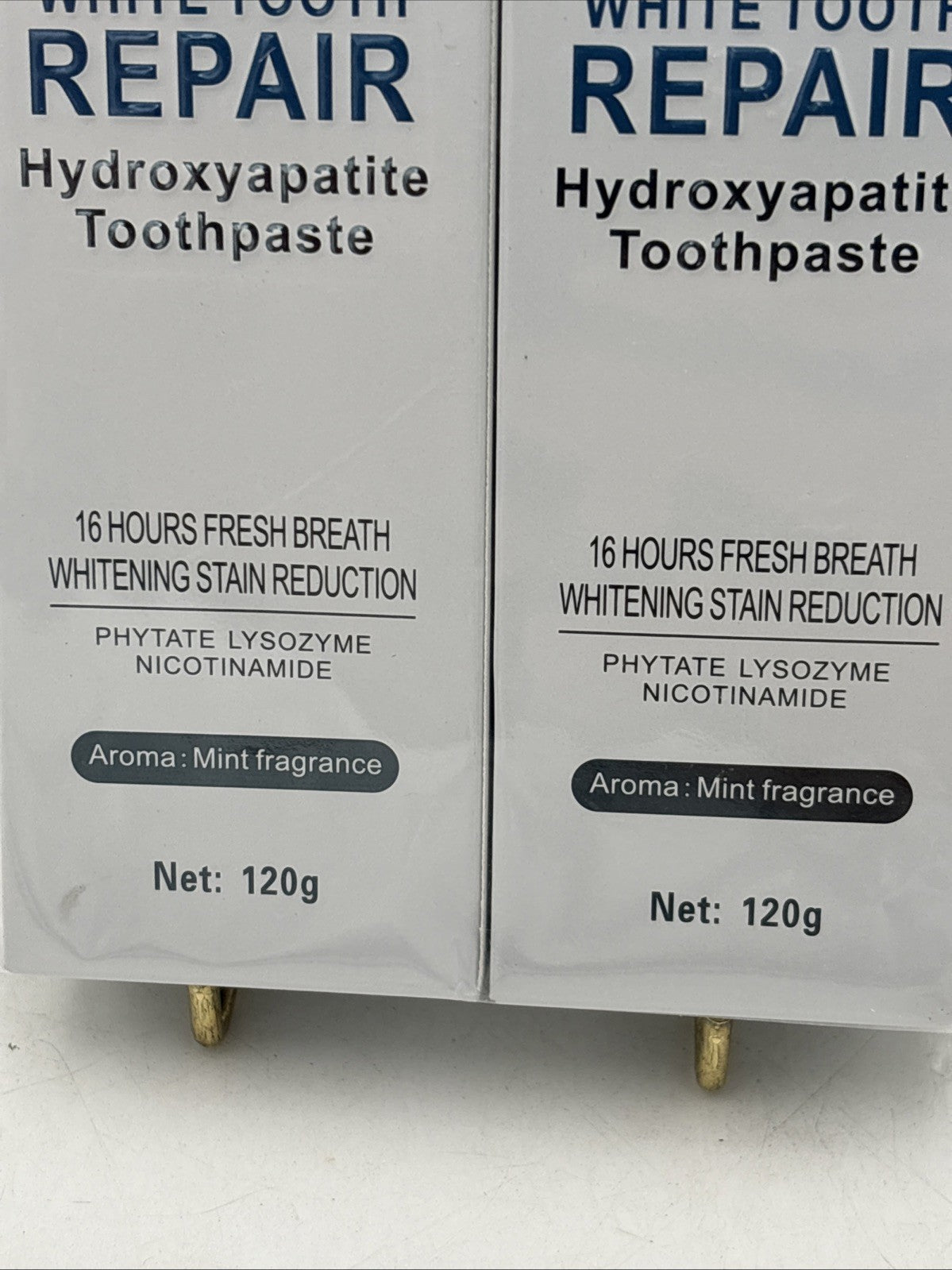 Hydroxyapatite Toothpaste 2-Pack Enamel Protection & Fresh Breath - Mild Mint, Fluoride-Free, Remineralize