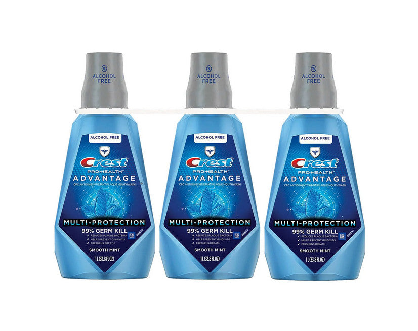 Crest Pro-Health Multi-Protection Mouthwash Smooth Mint 33.8 fl oz