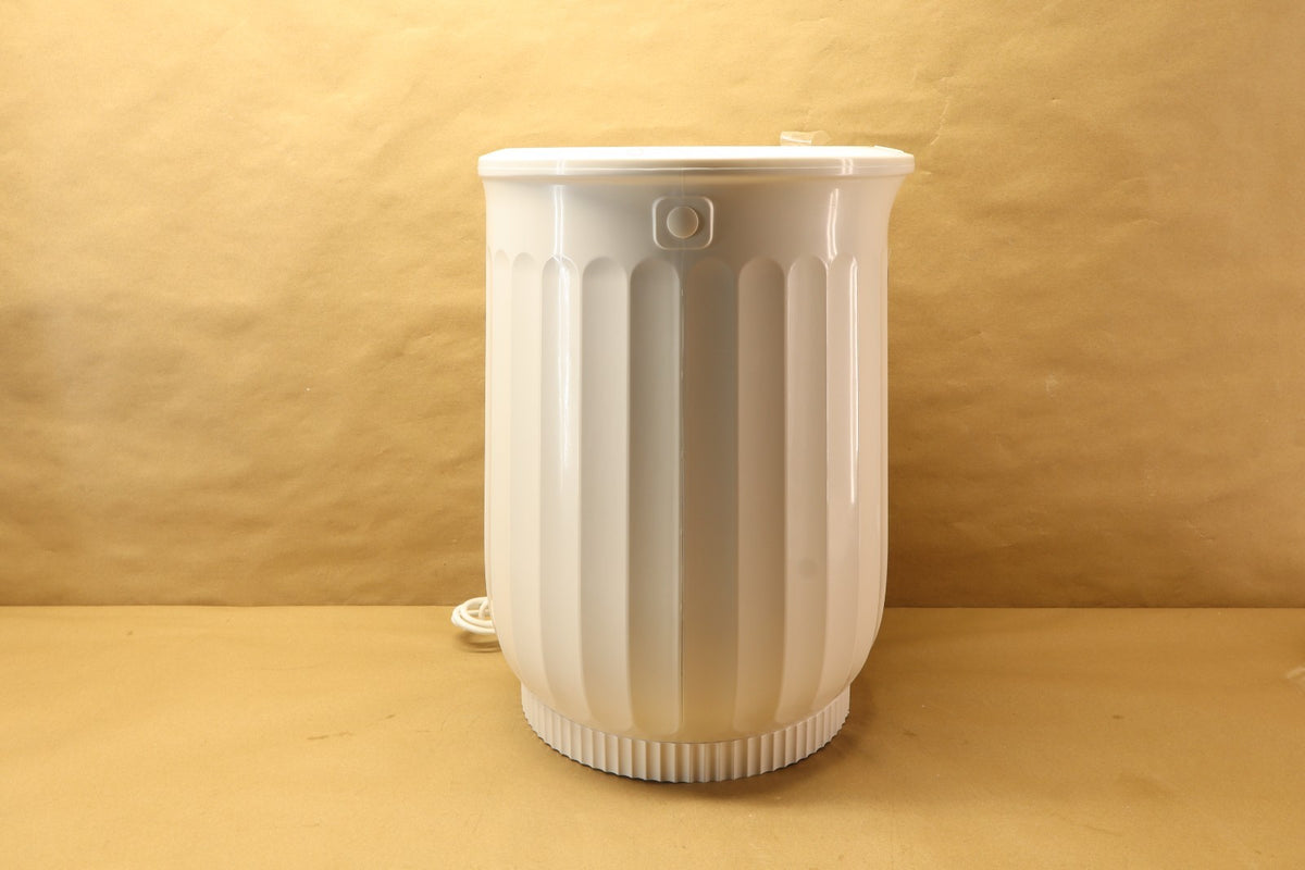 Luxury Towel Warmer Bucket with LED Timer and Fragrance Holder - 20L White