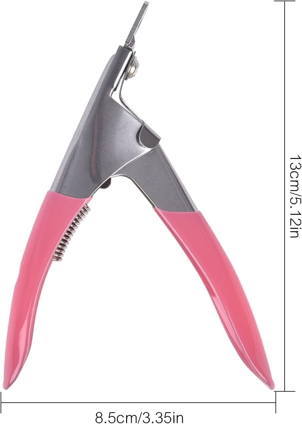 Professional Acrylic Nail Clippers - Stainless Steel False Nail Cutter