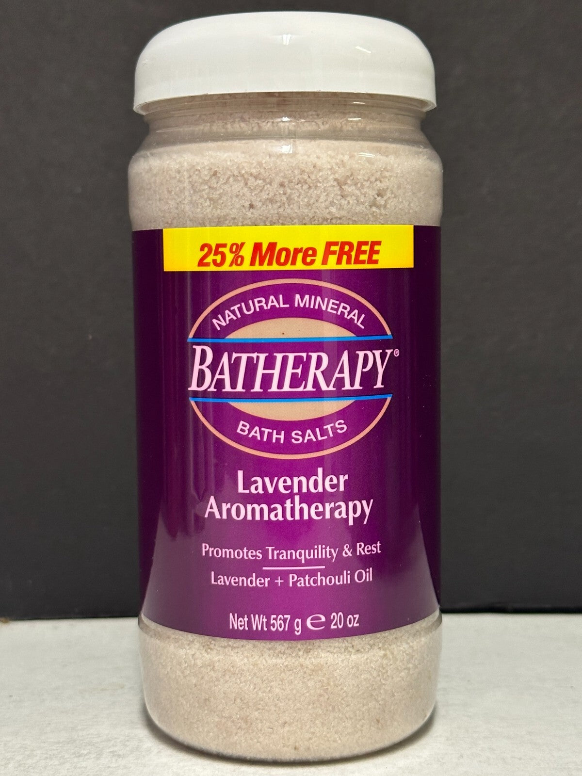 Lavender Aromatherapy Bath Salt - Promotes Relaxation & Better Sleep - 20 oz