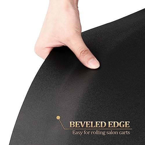 Anti-Fatigue Salon Mat for Hair Stylists - Thick Chair Cushion with Round Cut