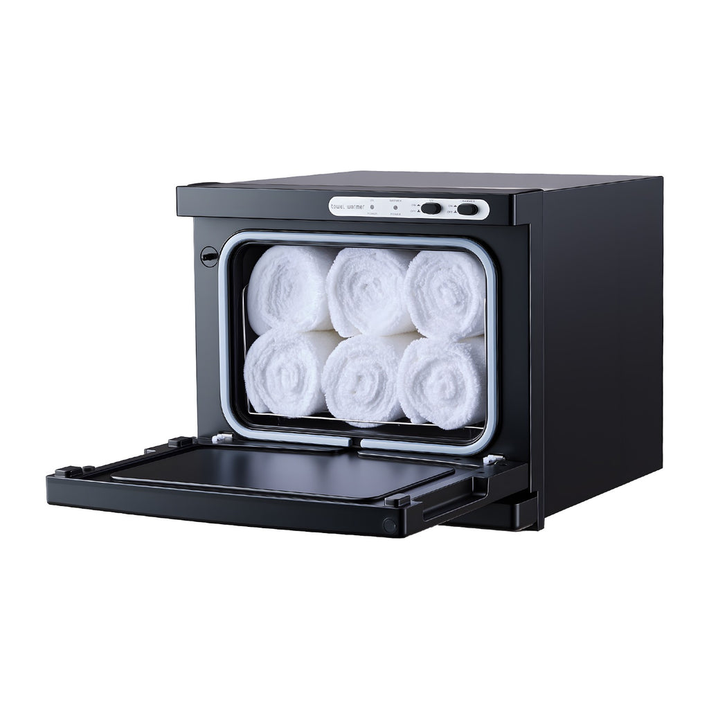 Commercial Towel Warmer Cabinet 1.76Gal with Rack for Hotels & Spas