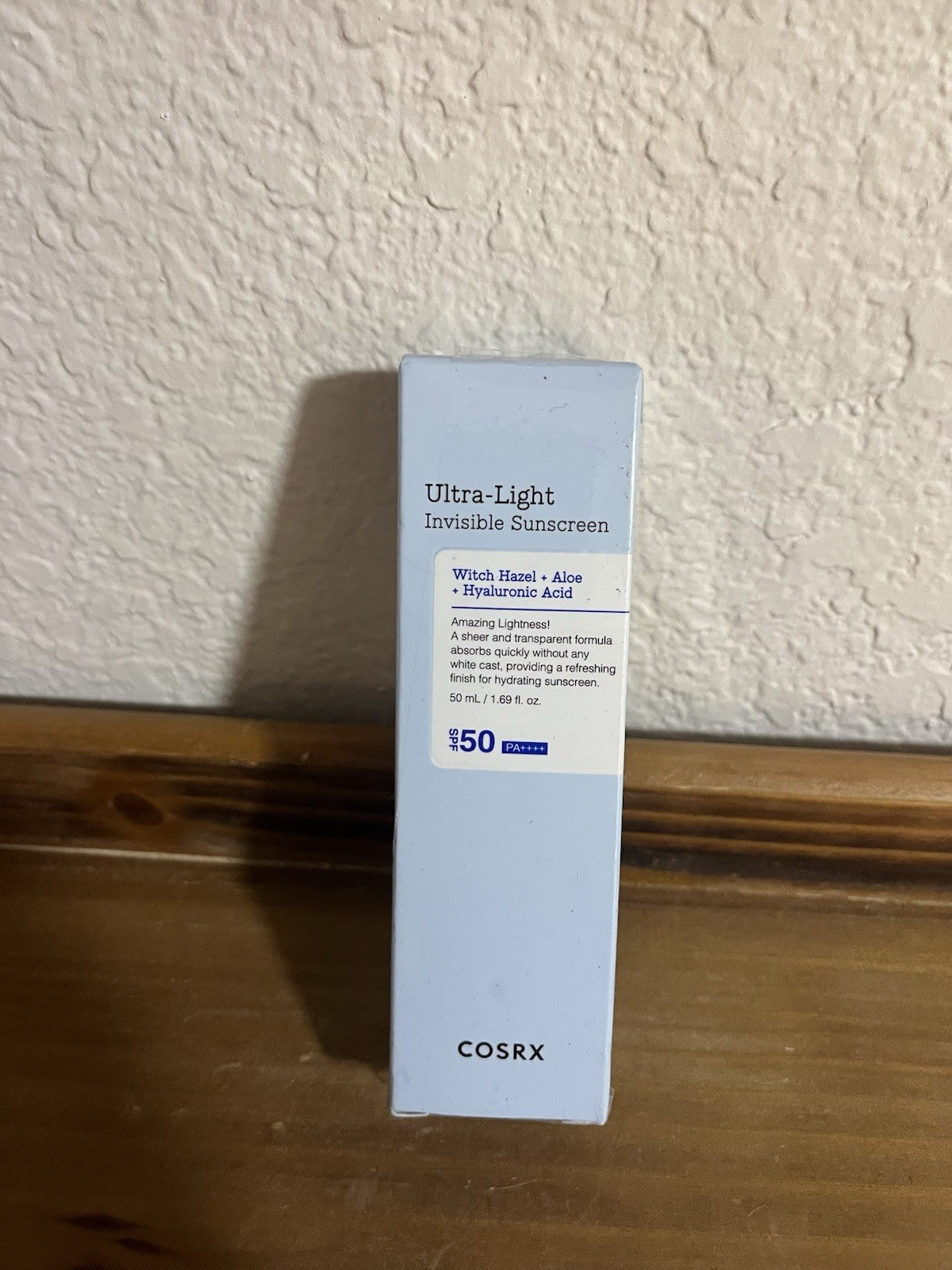 COSRX Ultra Light Invisible Sunscreen SPF 50 UVA/UVB 50ml - Broad Spectrum SPF