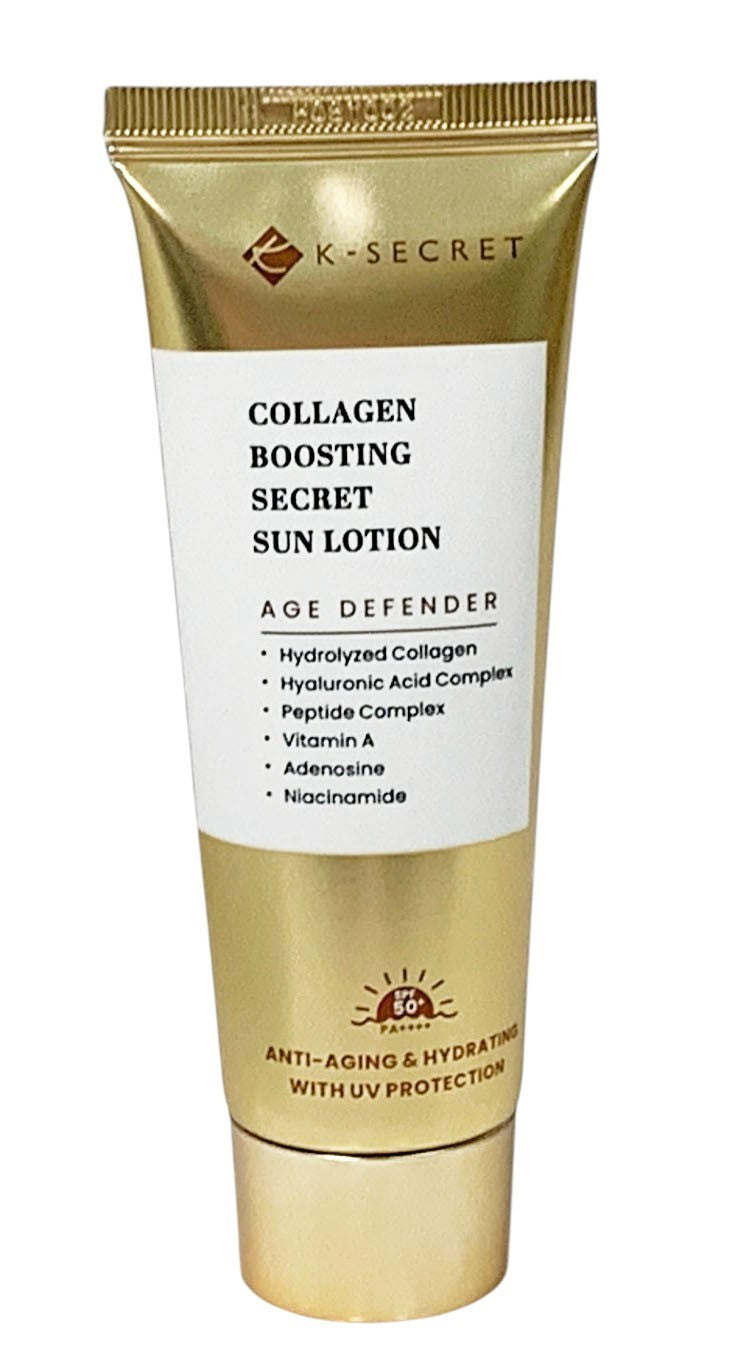Collagen Boosting Sun Lotion SPF 50+ Set of 2 - Anti-Aging Sunscreen for Youthful Skin