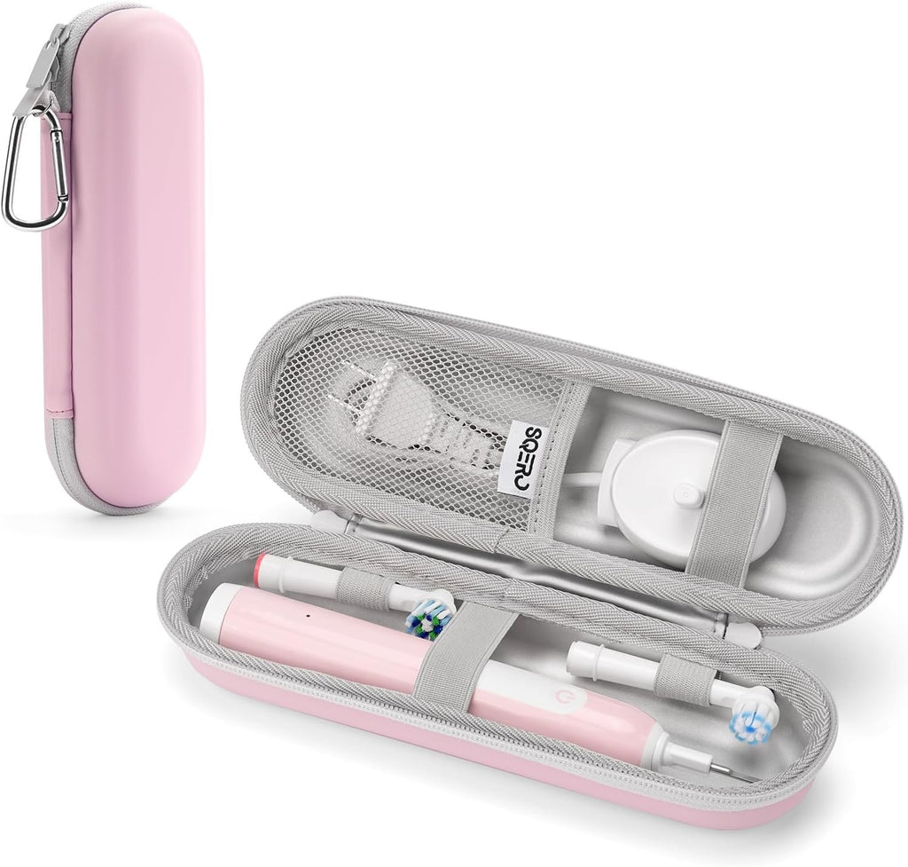 Electric Toothbrush Travel Case for Oral-B & Philips Sonicare - Protective & Compact