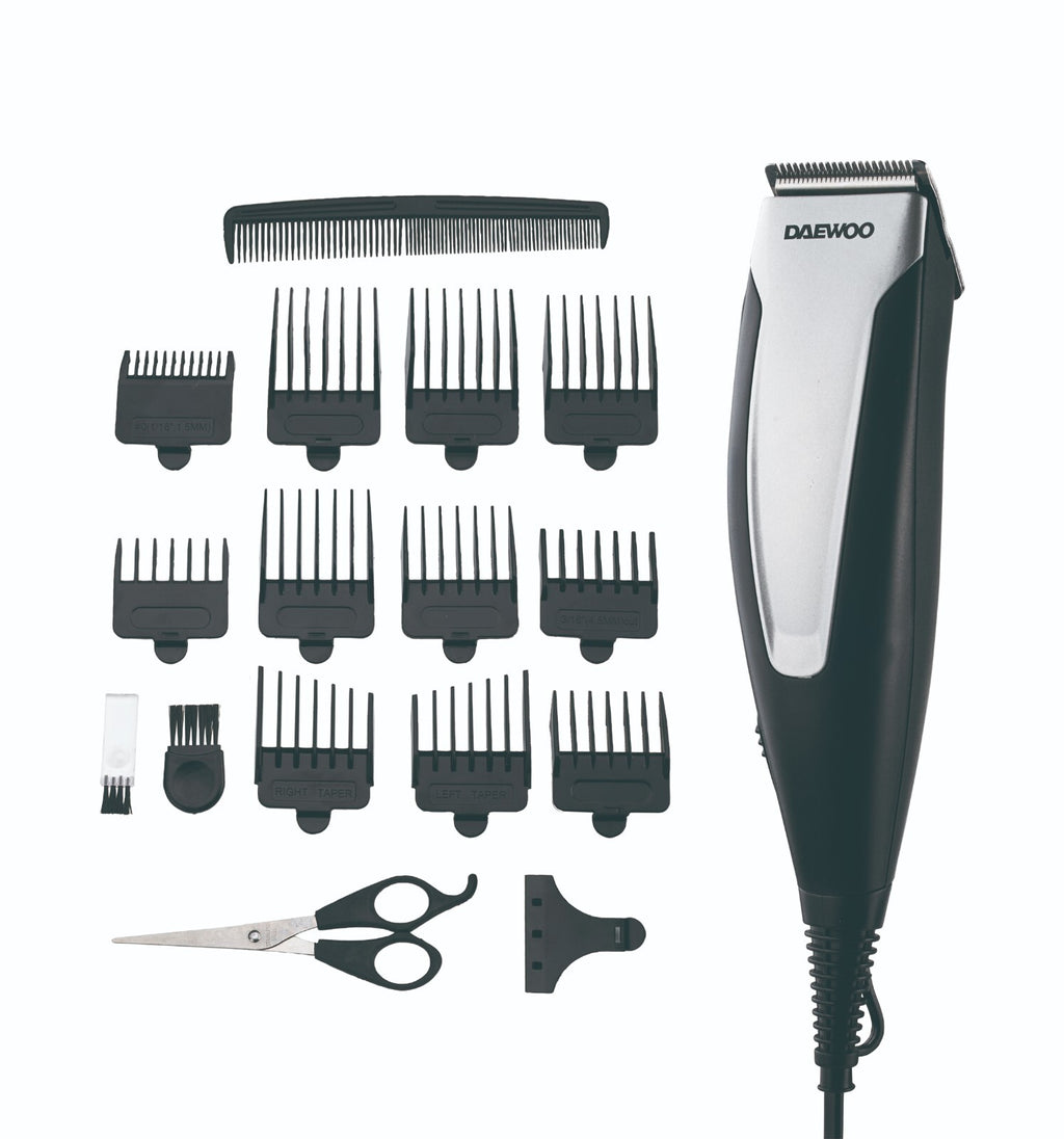 220V Hair Clipper Set with Adjustable Blades and Accessories for Export