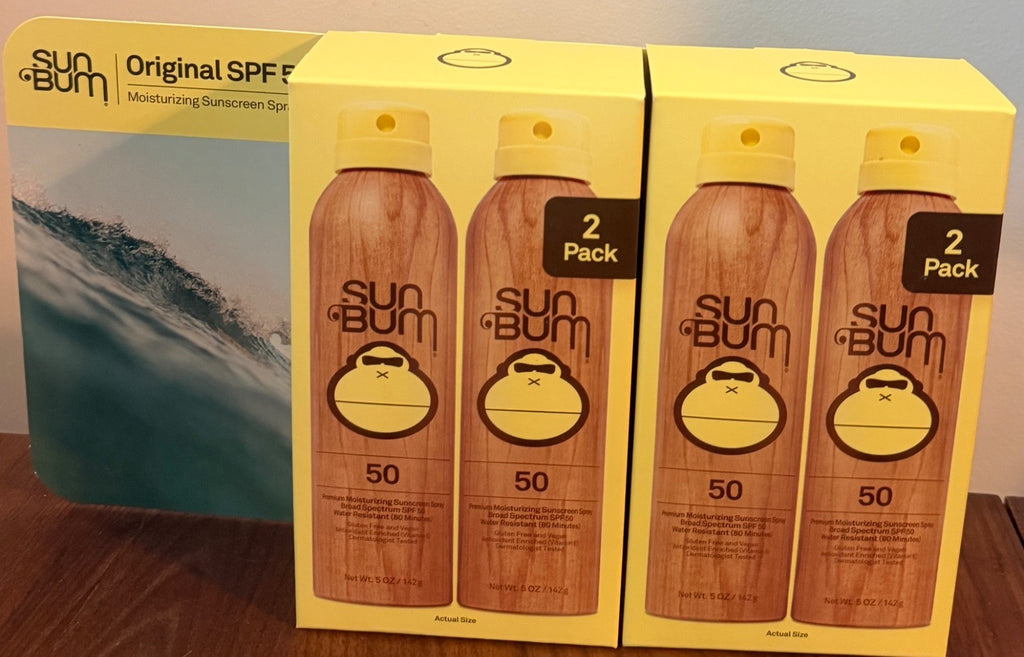 SPF 50 Moisturizing Sunscreen Spray 4 Pack - Broad Spectrum Sun Protection