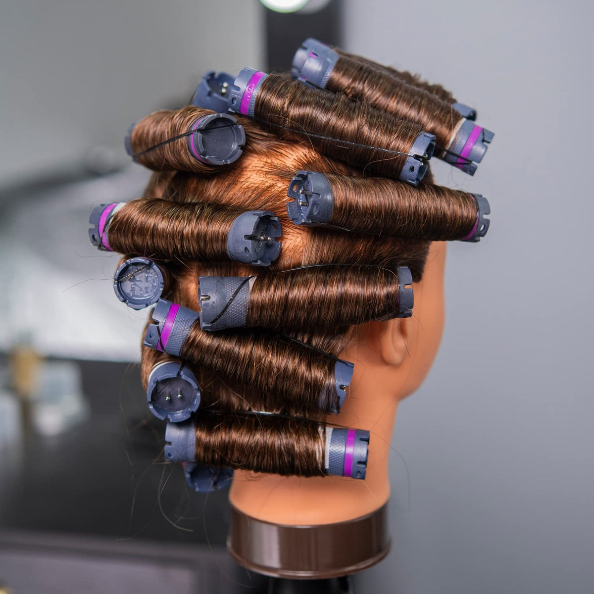 20-22 Inch Female Human Hair Mannequin Head for Hairdressing & Styling