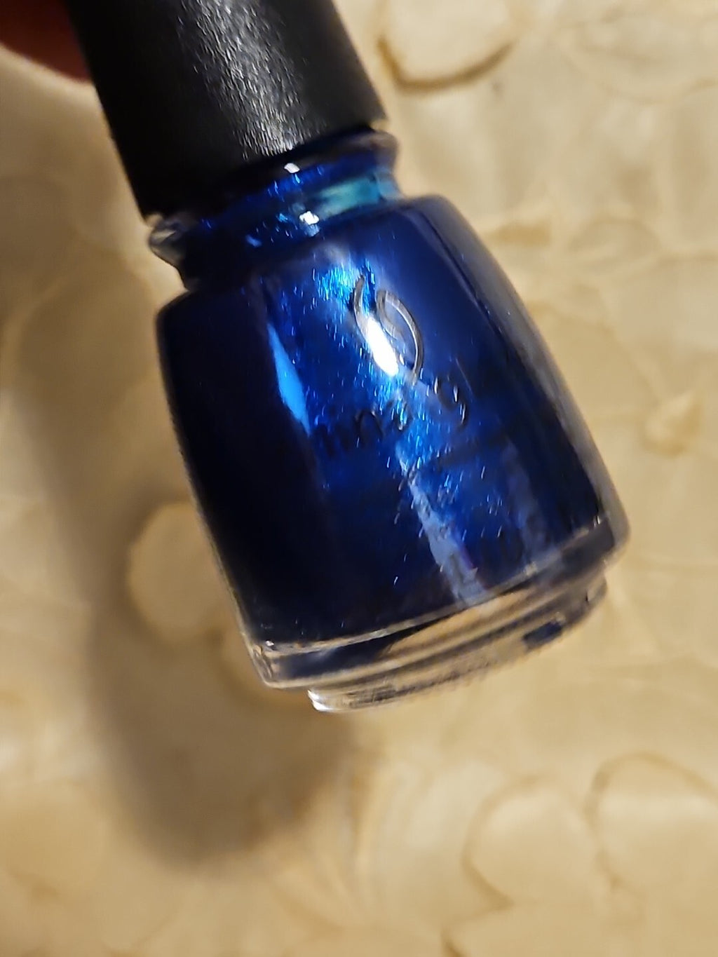 Nail Polish - Sapphire Up! Shimmering Blue Nail Lacquer 0.5 Fl Oz