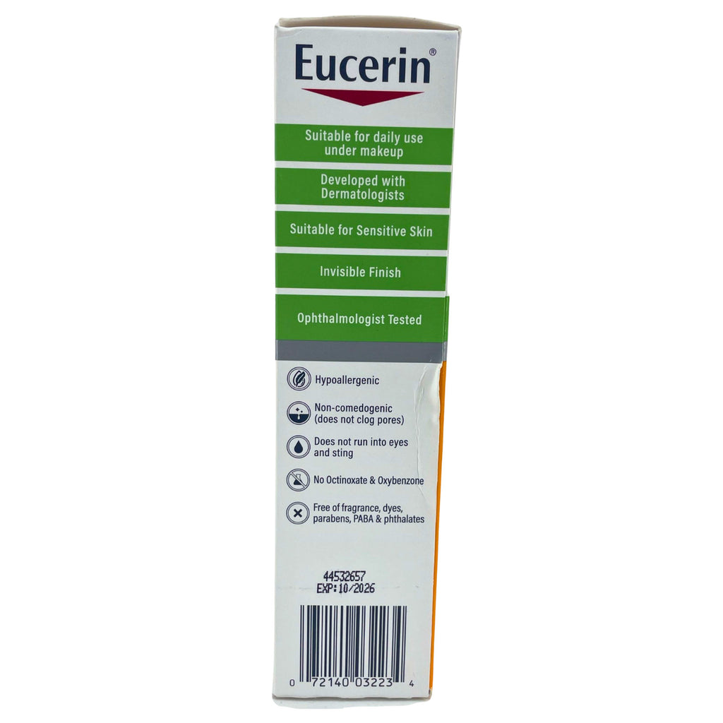 Eucerin Clear Skin SPF 50 Sunscreen Lotion - Lightweight, Oil-Free, 6 Pack