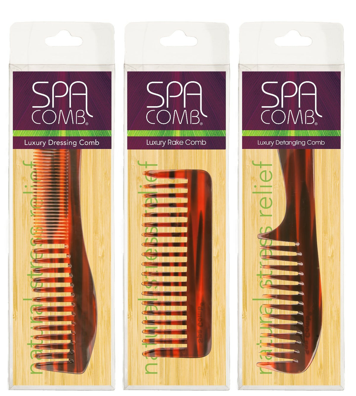 Luxury Wide Tooth Wet Hair Comb - Detangling, Anti-Static, Hand Polished