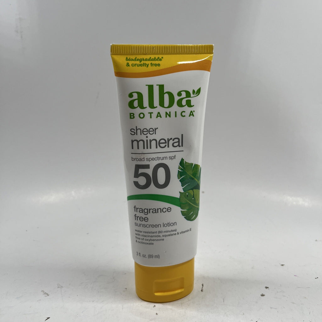Mineral Sunscreen SPF 50 Fragrance-Free 3oz Sun Protection