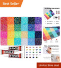 33000 Pcs Jewelry Rhinestones Set with Applicators & Glue for Crafts and Decorations