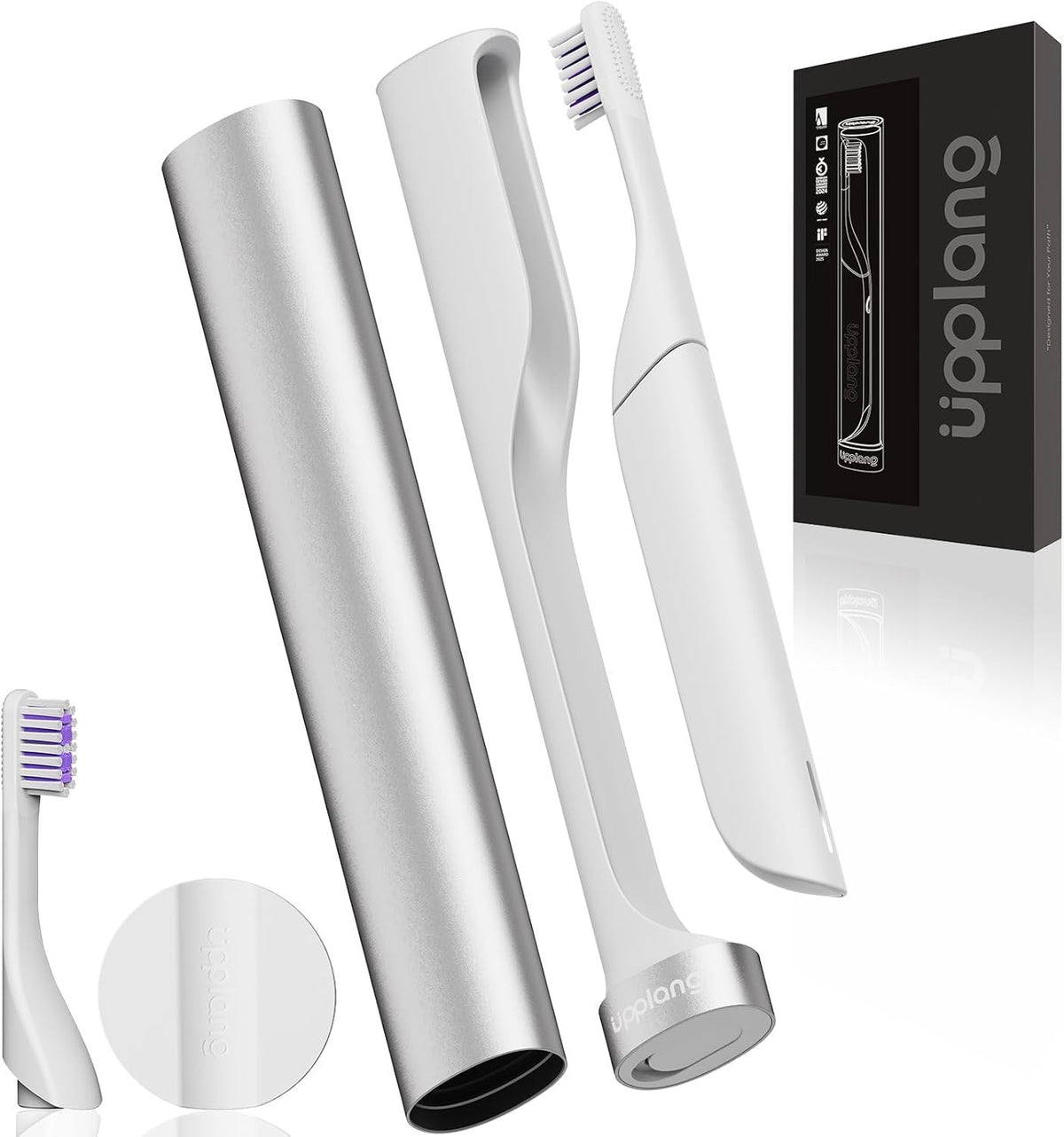 USB-C Rechargeable Electric Toothbrush with Travel Case Waterproof Design