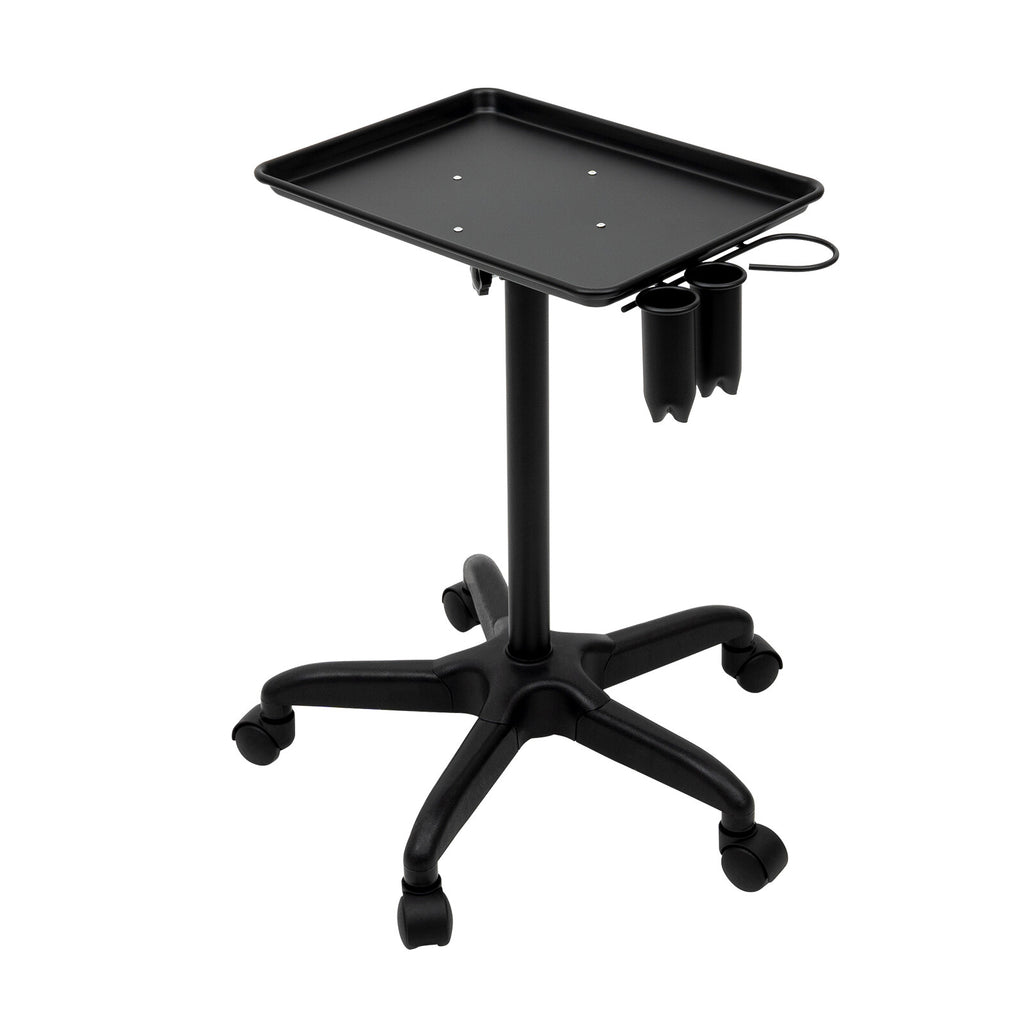 Salon Trolley Aluminum Hair Instrument Cart with Adjustable Height & Wheels