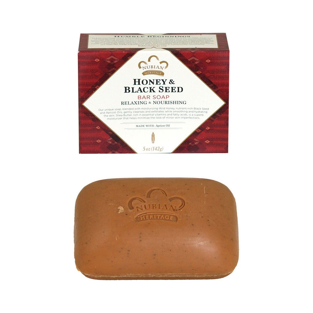 Nubian Heritage 5oz Bar Soap - All Natural Vegetable-Based Skin Care