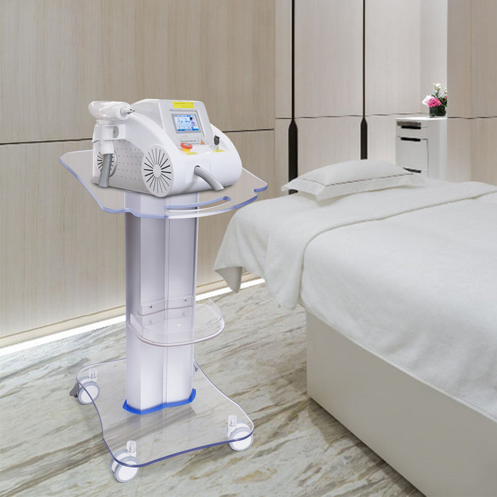 Salon Trolley Cart with Acrylic & PVC Storage Stand for Beauty Equipment