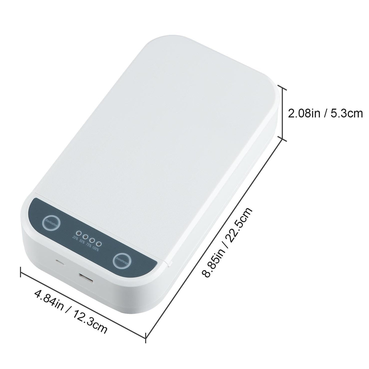 Portable USB Nail Tool Sterilizer Box with Aromatherapy for Salon & Home