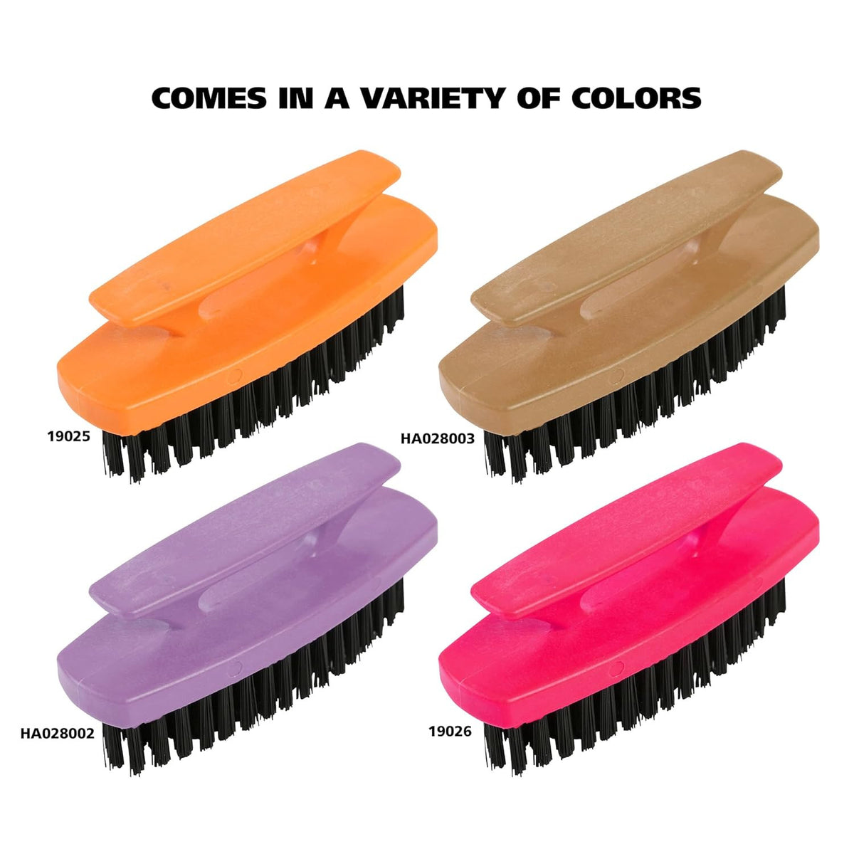 Nail & Hand Scrub Brush Set - 6 Pack Stiff Bristle Nail Cleaning Tools