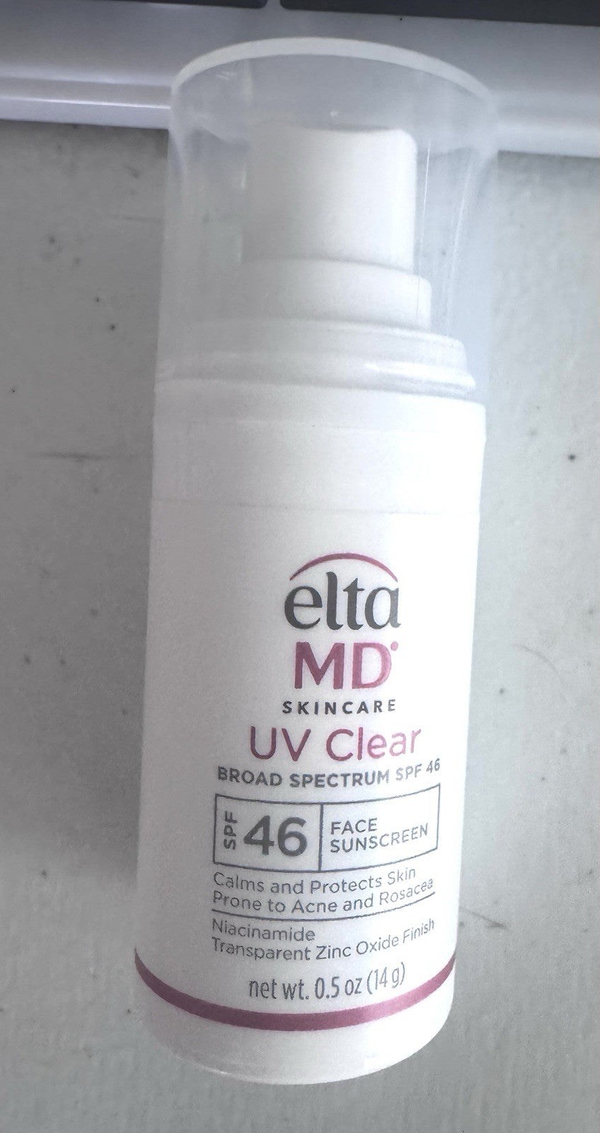 EltaMD Clear Sunscreen SPF 46 - 0.5 oz, Broad Spectrum Sun Protection