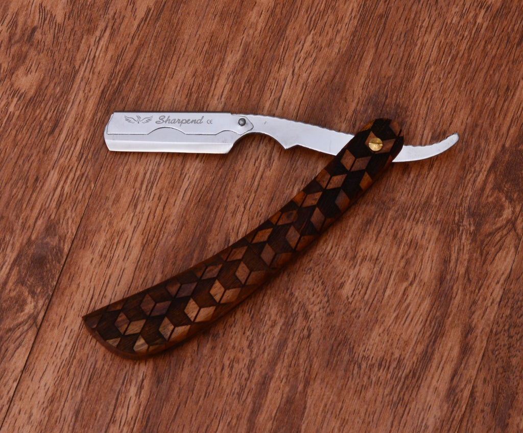 Professional Straight Shaving Razor Kit with Blades for Barbershops