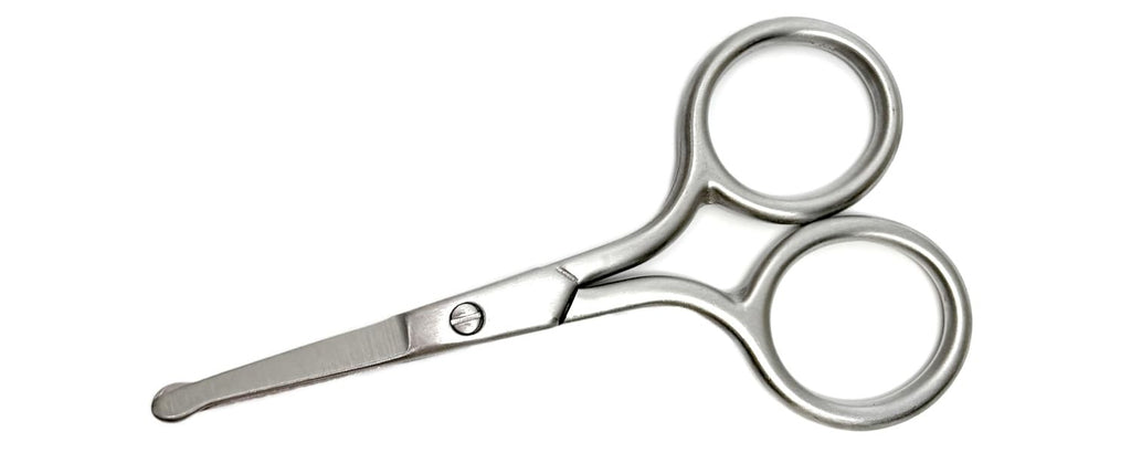 Stainless Steel Manicure & Pedicure Scissors with Rounded Tips - Precise Grooming Tool