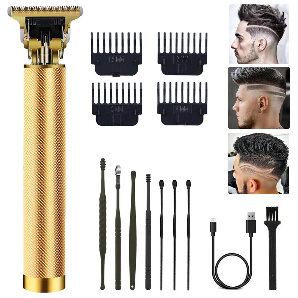 Electric Beard Trimmer & Shaver for Men - Cordless Facial Hair Clipper