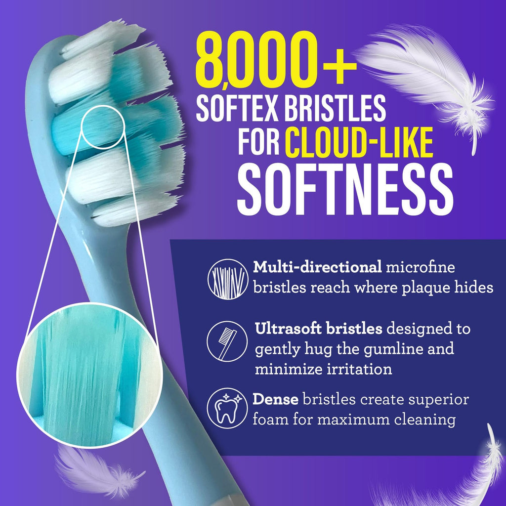 ADA Approved Ultra-Soft Gums & Sensitive Teeth Toothbrush Pack of 2