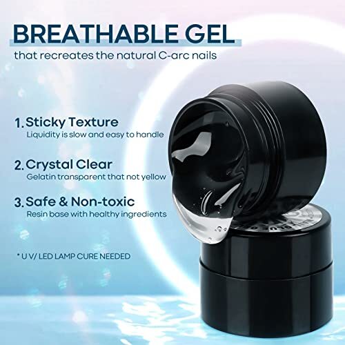 Strong Nail Rhinestone Glue for DIY Nail Art - Salon-Quality Adhesive