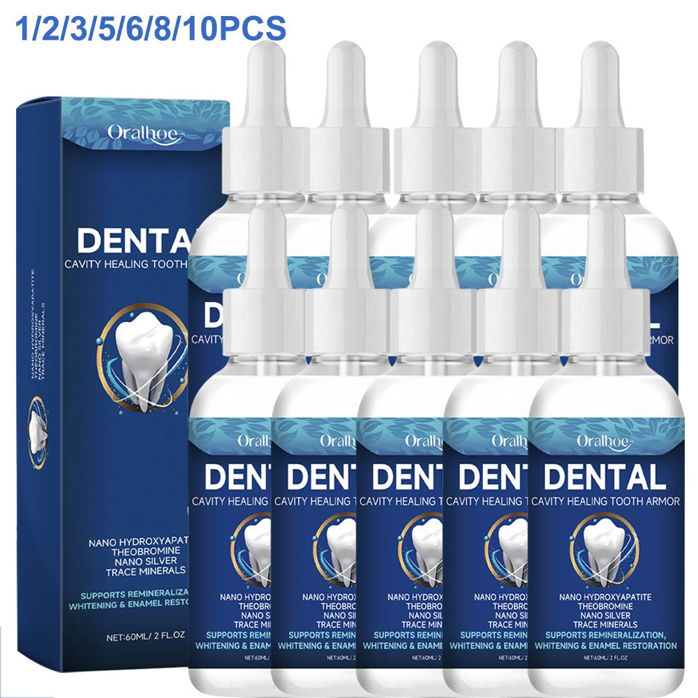 Dental Cavity Healing Serum with Hydroxyapatite & Silver - 60ml Tooth Repair Liquid