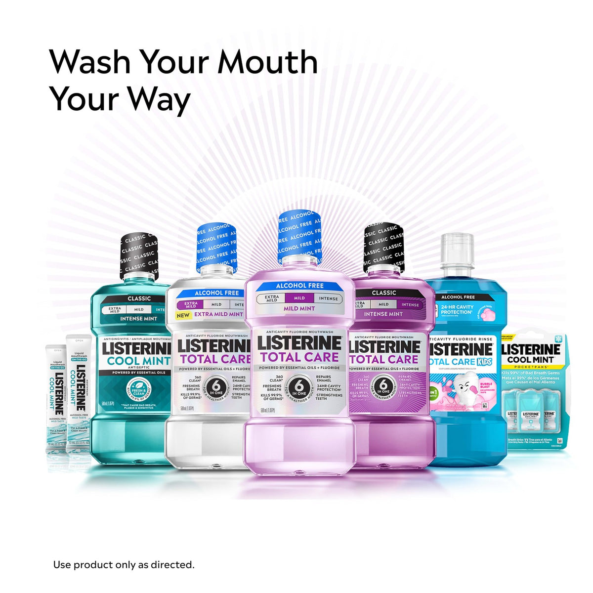 Anticavity Mouthwash with Fluoride - Alcohol-Free, 33.8 Fl Oz