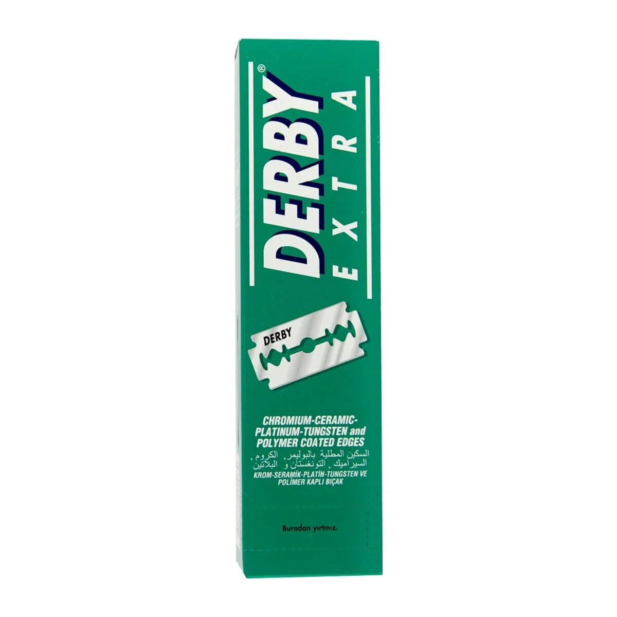 Double Edge Razor Blades - Stainless Steel 100 Pack for Safety Shavers