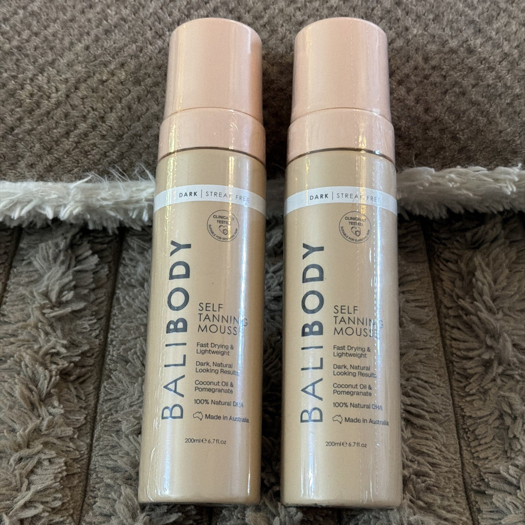 2-Pack Dark Self Tanning Mousse - 6.7 fl oz Each | Gradual Sunless Tan