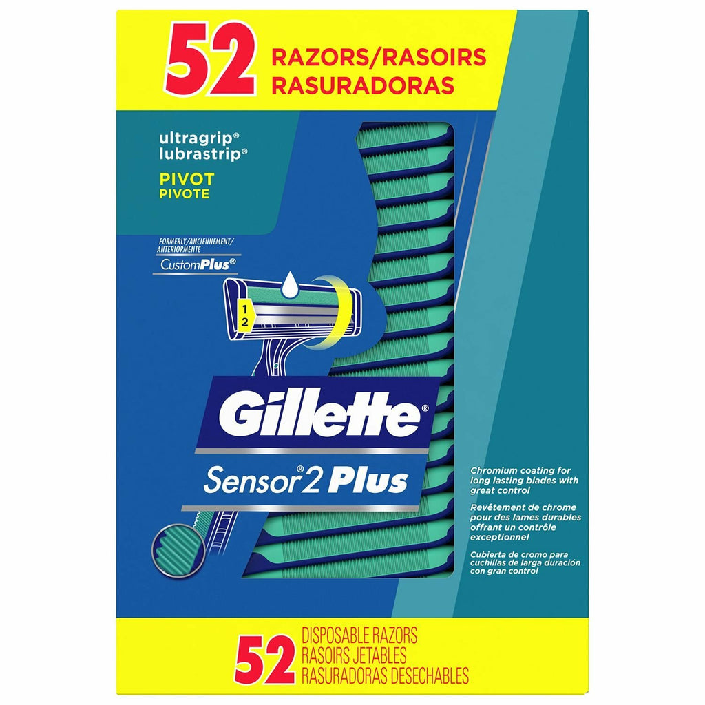 Disposable Razor Blades Box of 52 - Gillette Custom Plus Lubrastrip