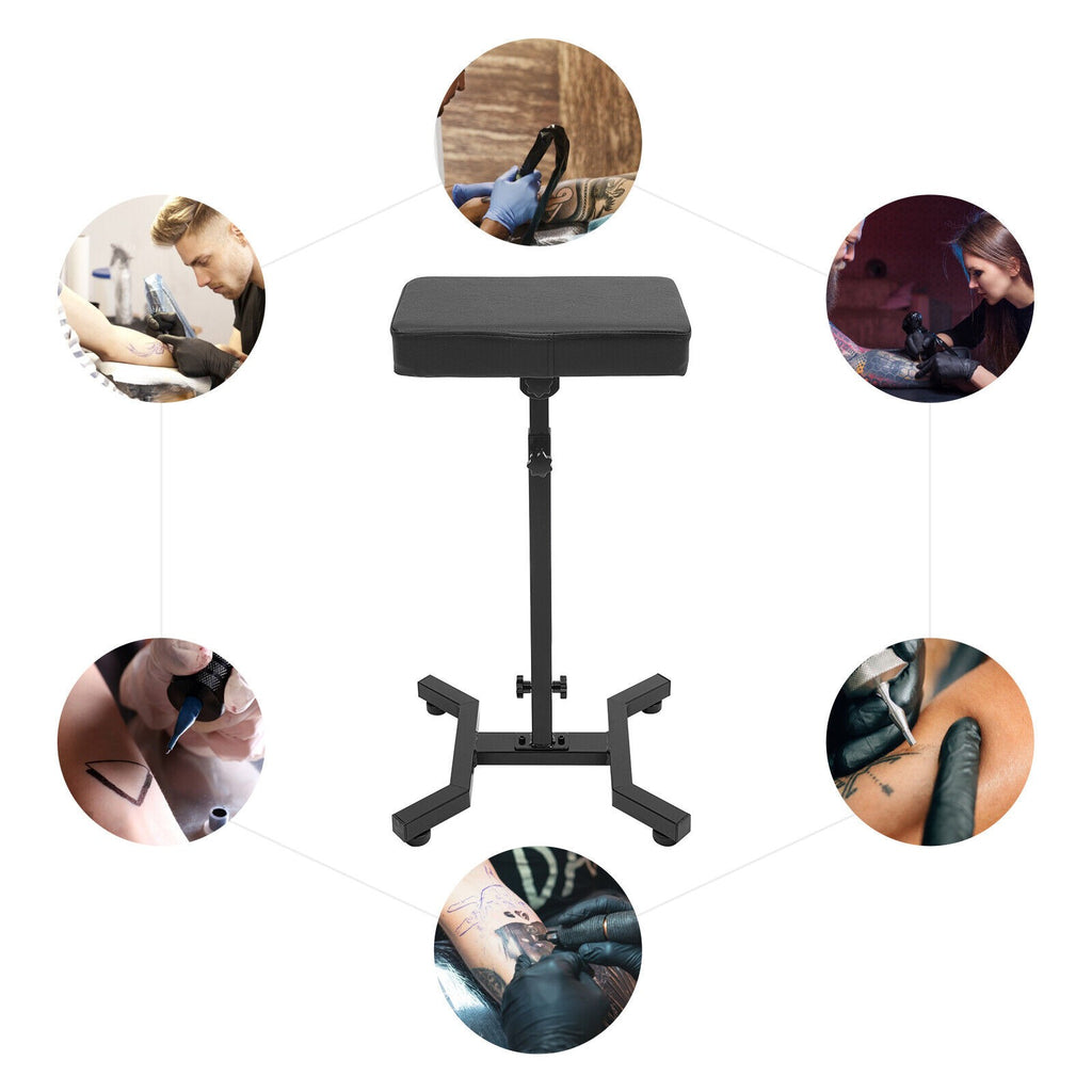 Heavy Duty Adjustable Tattoo Armrest Stand with Ergonomic Padding