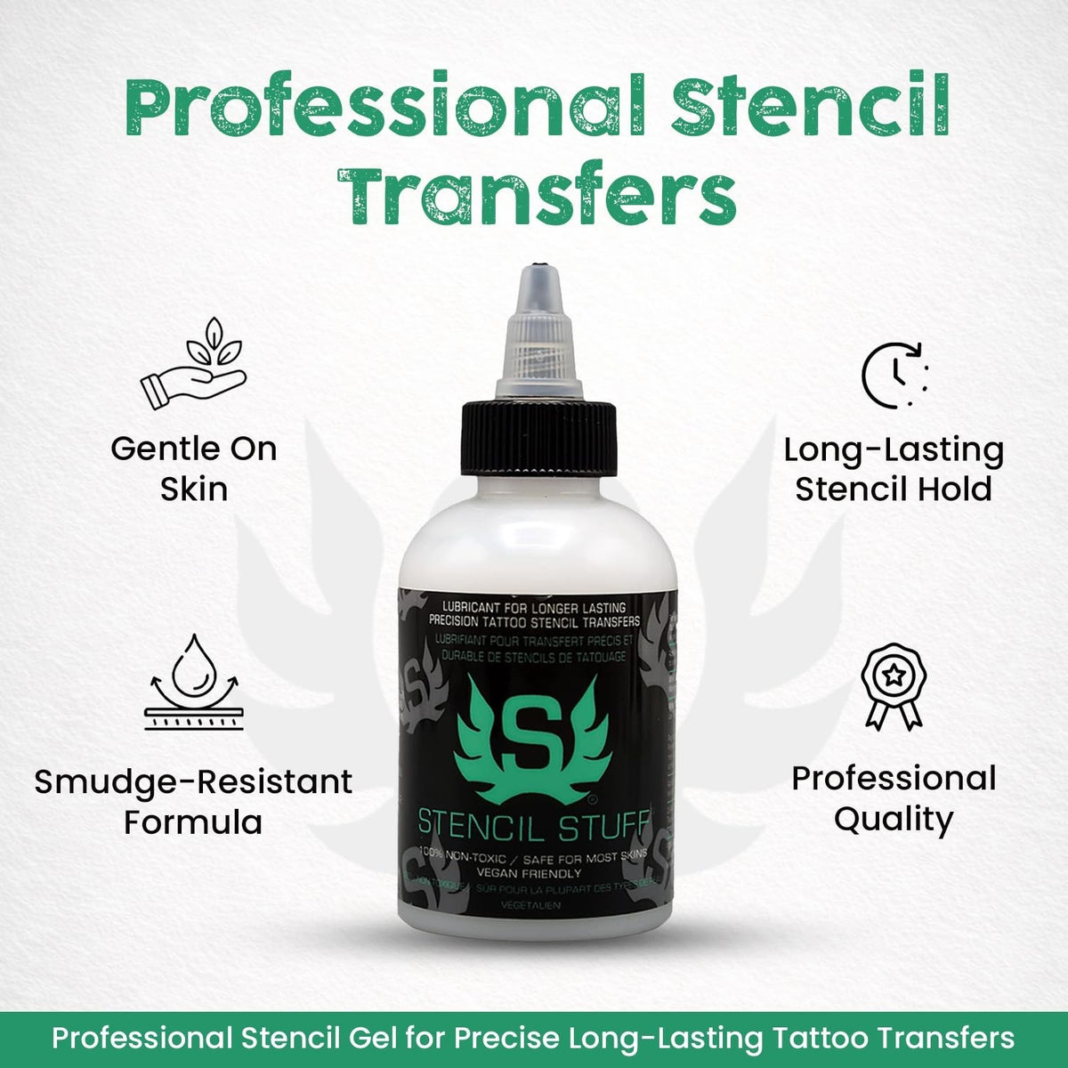 Tattoo Stencil Transfer Gel Solution - Long-Lasting, Easy Application