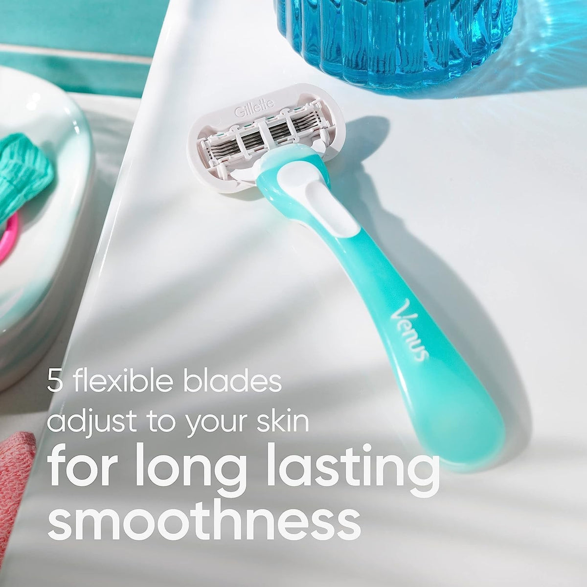Gillette Venus Extra Smooth Sensitive Women's Disposable Razors 4 Count