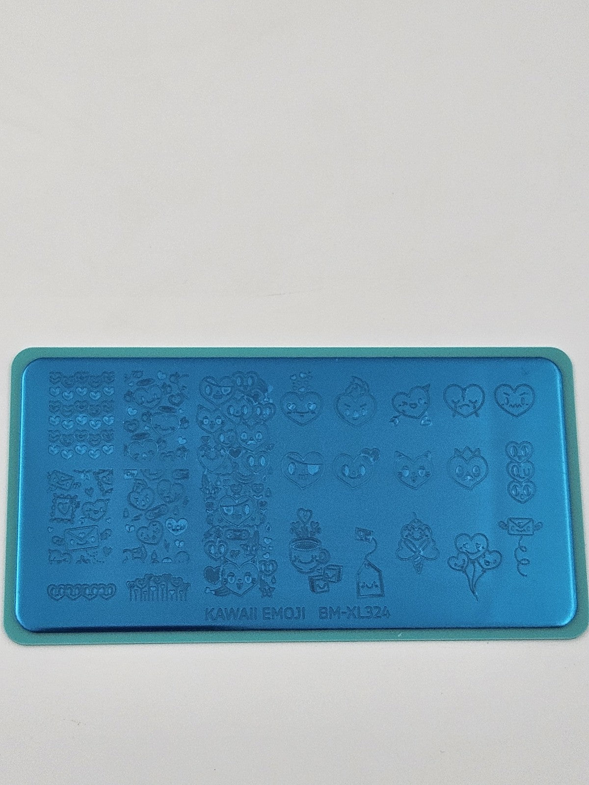 Nail Stamping Plate Manology Bundle Monster BM-XL324 Kawaii Emoji Heart Valentines