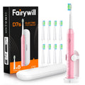 Rechargeable Electric Toothbrush with 8 Brush Heads 5 Modes 47000 VPM